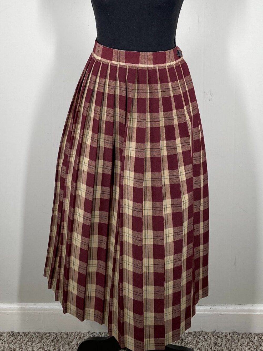 Flynn O'Hara School Uniform Skirt Girl's "14" Multicolor Plaid Preppy USA